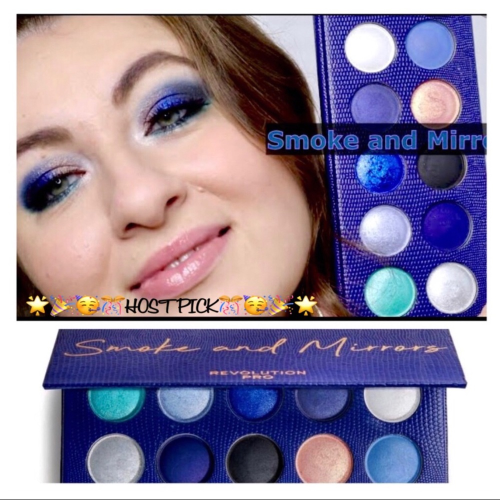 🎉2X HP🎊NIB REVOLUTION PRO “Smoke & Mirrors” 10Pc Intense Eyeshadow Kit - Picture 8 of 16